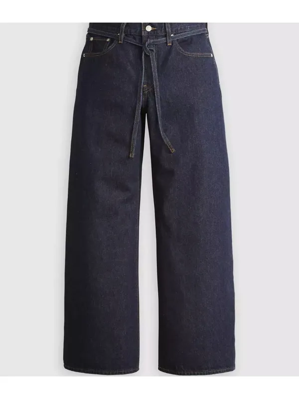 New Levi's Premium 33x31 XL Baggy Straight Women's Jeans Dreams Dark Wash - Image 6