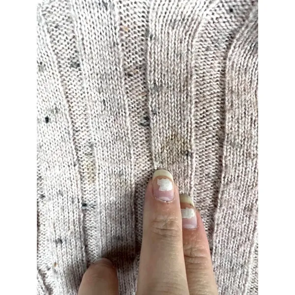 Madewell mock neck wool‎ pink sweater - Image 4