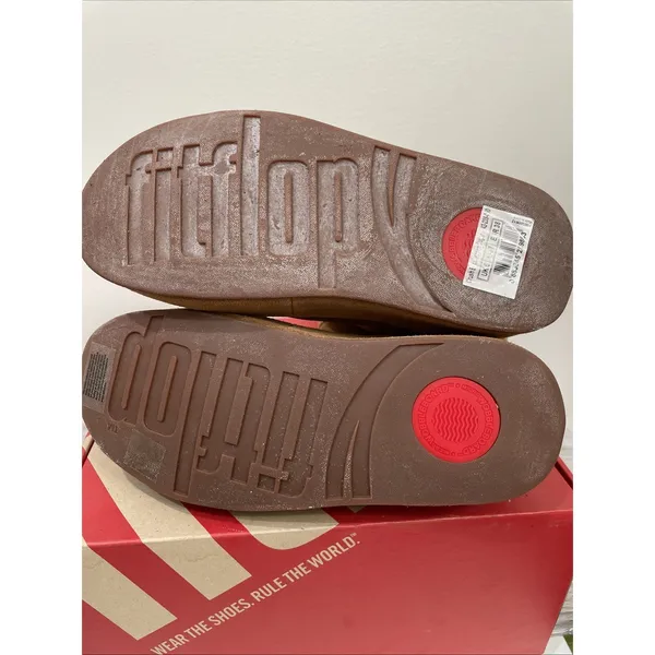 Fit flop crush boot brown sugar Suede women's 7M Wobble‎ Board NIB - Image 7
