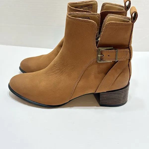 Vionic Women's Perry Sienna Waterproof Boots Toffee 7.5 Western Cowgirl - Image 7