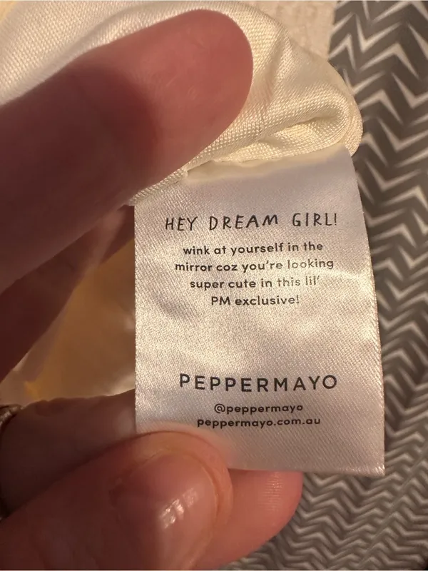 NWT Peppermayo | Calm Waters Knit Mini Dress - Cream, M/L - Image 9