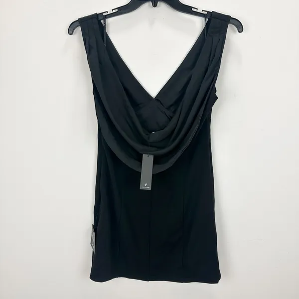 Lulus Perfection Bound Black Sleeveless Cowl Back Mini Dress Party Large NWT - Image 7