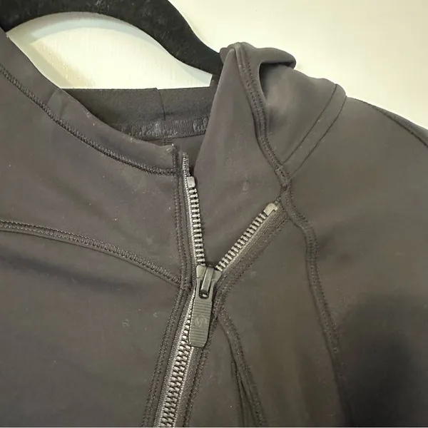 Lululemon Every Journey Hooded Jacket Womens 6 Black Zip Front - Image 12