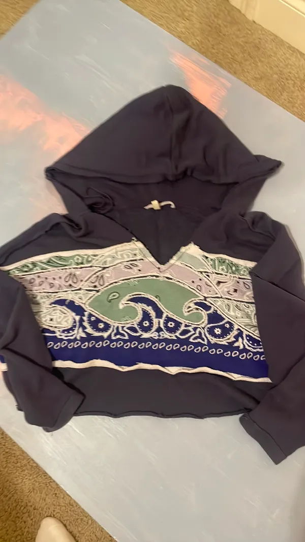 Free People Bandana Hoodie! - Image 2