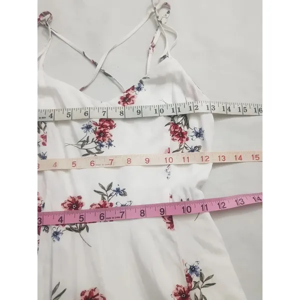 Garage Womens Dress Sz XS Floral Skater Mini Soft Girl Romantic Feminine Boho - Image 13