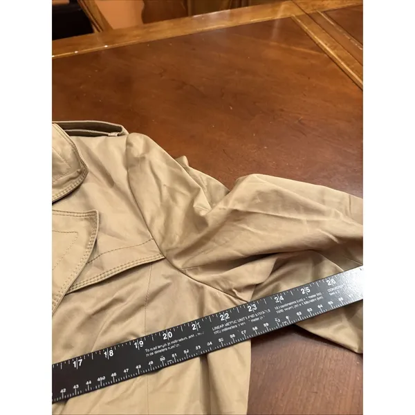 Banana Republic Trench Coat, Sz: XL - Image 10
