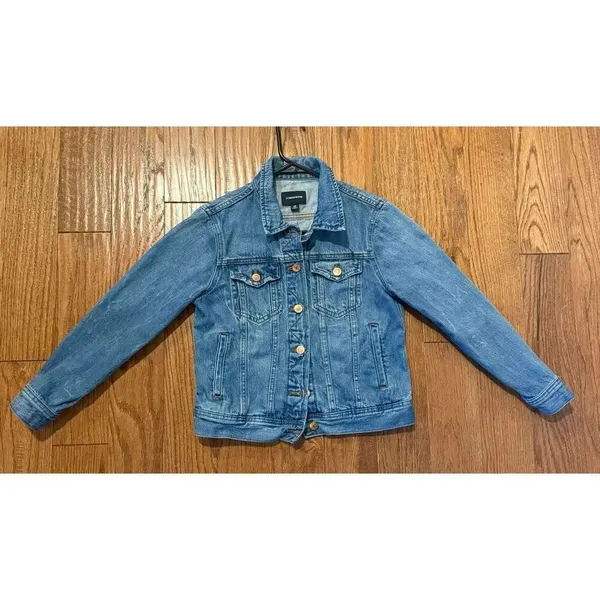J.Crew jeans jacket medium wash size xs Blue - Image 8