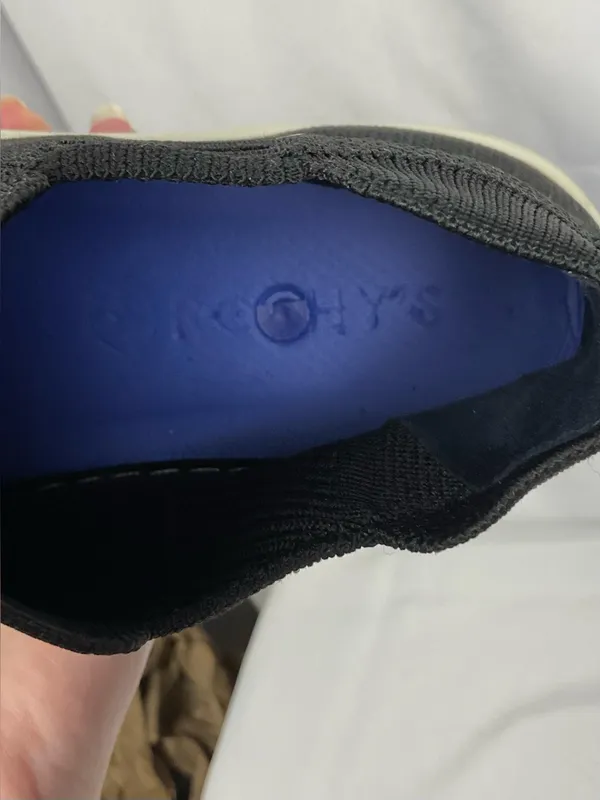 Rothy’s The Chelsea Sneaker Boot Black Knit High Top Slip On Sz 10 Neutral - Image 4