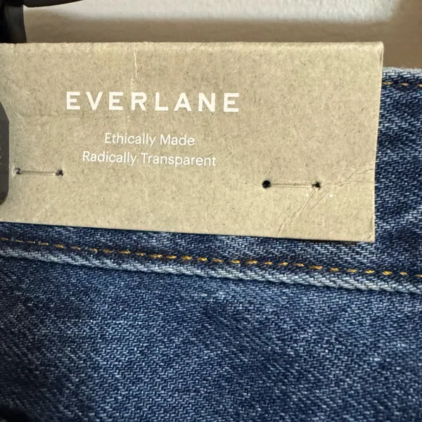 NEW Everlane The curvy '90s‎ Cheeky Straight Jean High rise 27R - Image 4