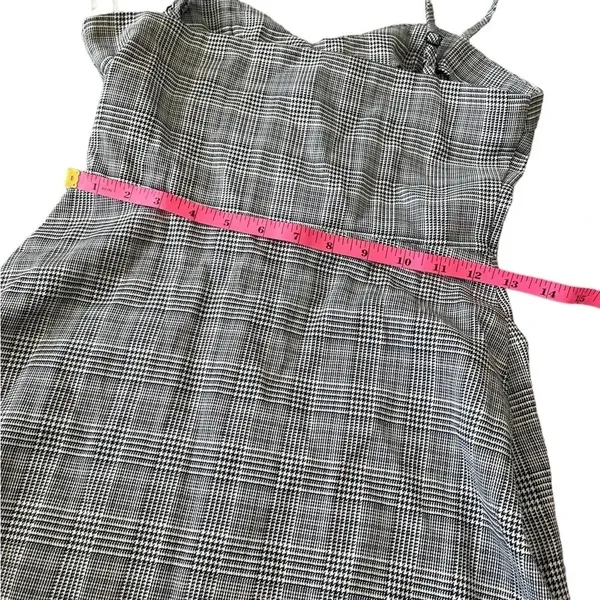 👗✨REVOLVE Sample Lace-Up Plaid‎ Midi Dress Size S✨👗 - Image 4