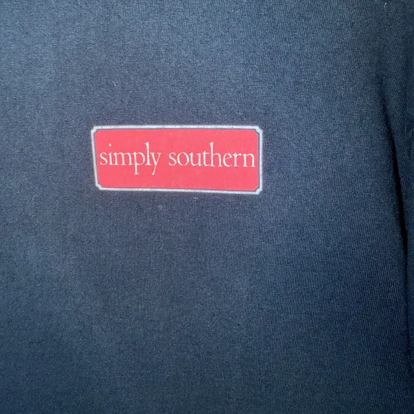 Simply Southern Women Size M Blue Jeep Pursuit of Preppiness Long Sleeve Jersey - Image 3