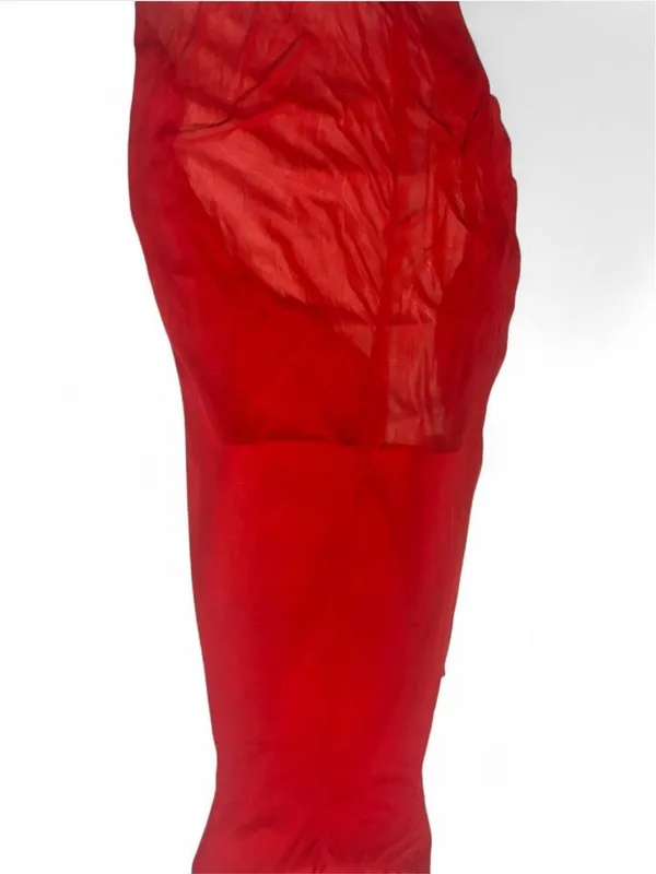 Ruby Rox Strapless Red Evening Gown with Rhinestone Accent - Image 4