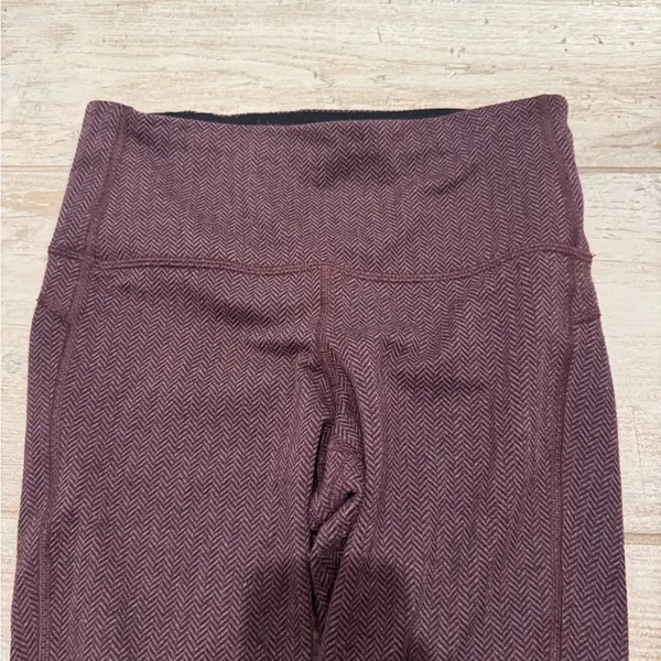 Gap High-Waisted Purple CozeCore Herringbone 7/8 Leggings Size Small - Image 3