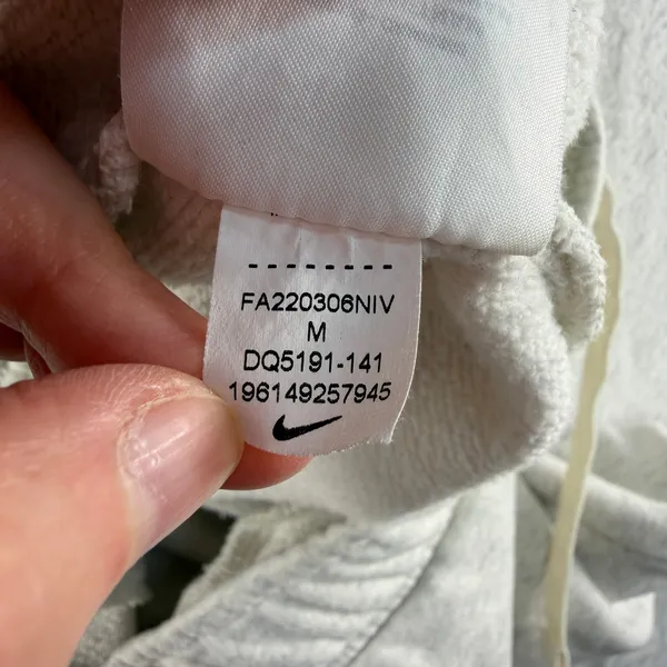 Nike M Medium‎ Joggers Sportswear Club Fleece Oatmeal Heather DQ5191-141 Grey - Image 8