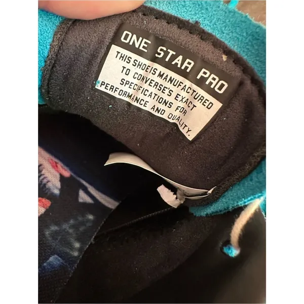 womens Converse Cons X Paradise Sean Pablo One Star Pro Rapid Teal 6.5 - Image 12