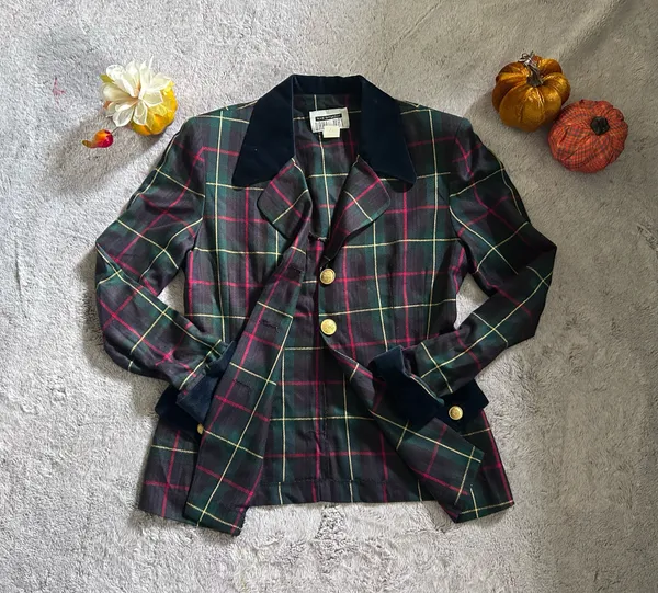 Vintage Dani Max Blazer for women Green Size 8 - Image 3