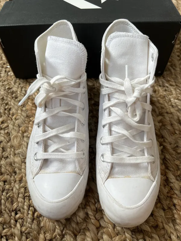 Converse white lugged high - Image 2