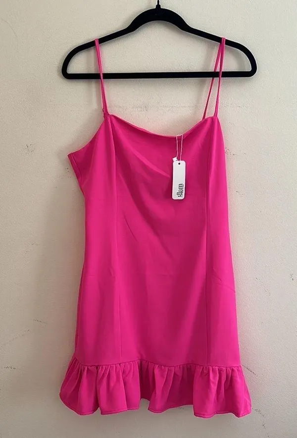 These Three Boutique | Pink Ruffle Dress - Image 3