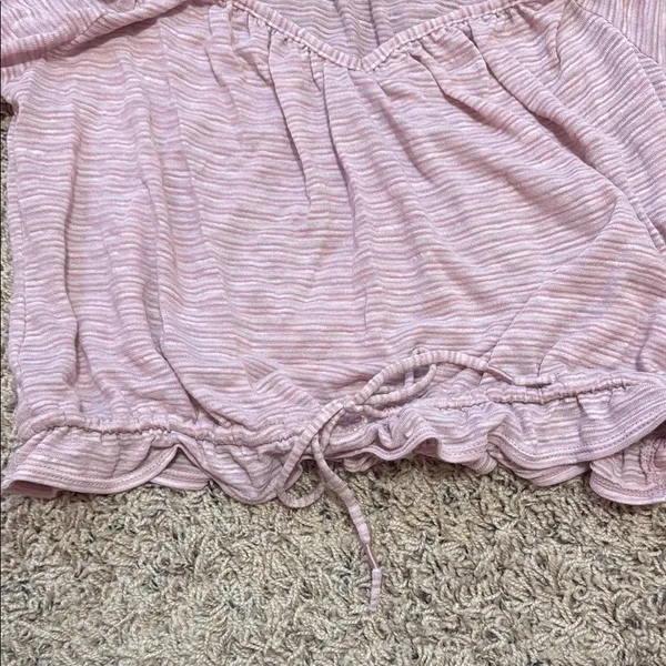 Free People Lavender Off-Shoulder Top‎ size small NWT boho cottagecore purple - Image 6