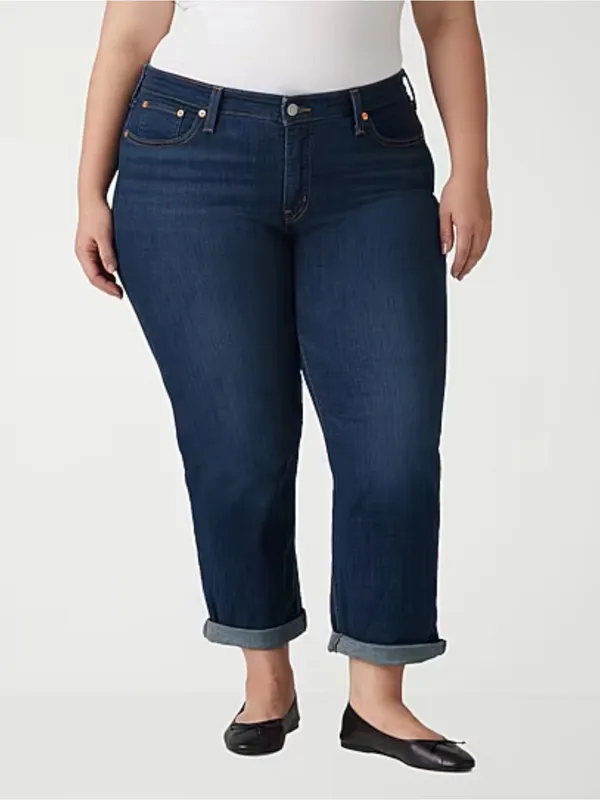 Levi's Boyfriend Jeans in Cobalt Layer Blue, Plus-Size 22W, NWT - Image 11