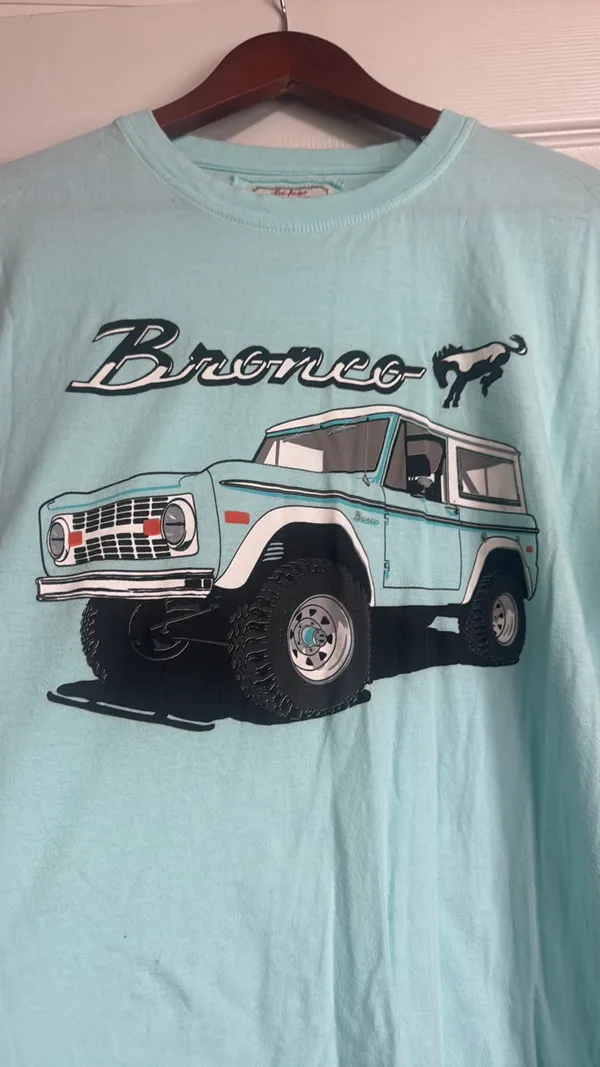 Ford bronco tee Blue Size M - Image 2