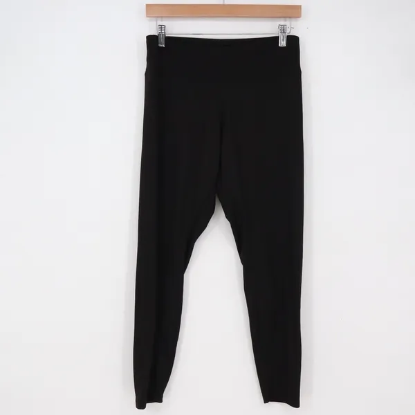 Unknown Leggings Womens S Black High Rise Athletic Stretch Solid Excellent - Image 2