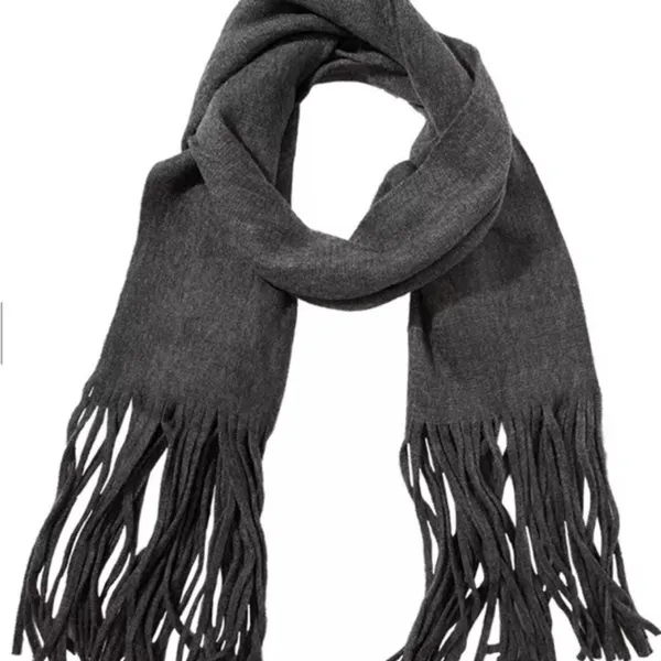 NWT Grey Lucky Brand fringed‎ scarf - Image 7