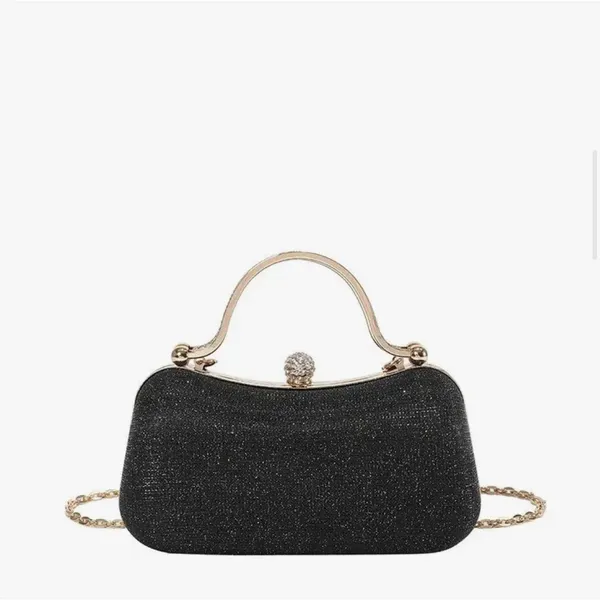 Elegant Unbranded Black Evening Bag - Image 3
