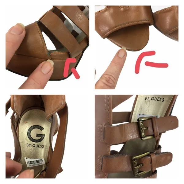 Guess Sexy Zip Up Strappy Heels 9 - Image 8