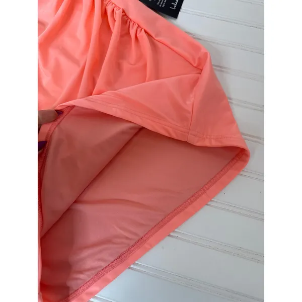 NWT Lulus Extraordinary Poise Coral Pink One-Shoulder Mini Dress Ruched S *FLAW - Image 4