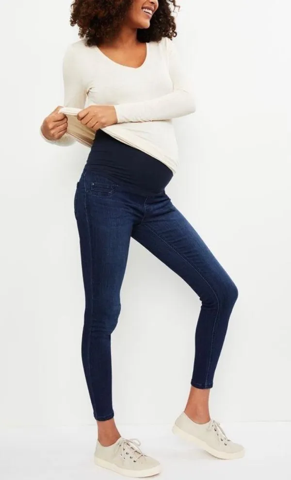 Sustainable Secret Fit Belly Skinny Leg Maternity Jeans - Image 4
