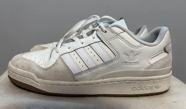 Adidas White Cream Sneakers - Image 2