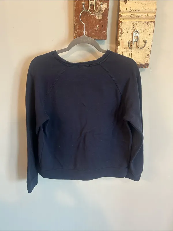 Quince SuperSoft Fleece Crew — Navy - Image 3
