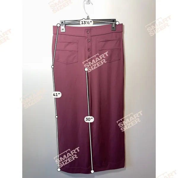 NWOT HALARA Daystretch High Waisted Pocket Straight Lwg Work Paints In Purple L - Image 10