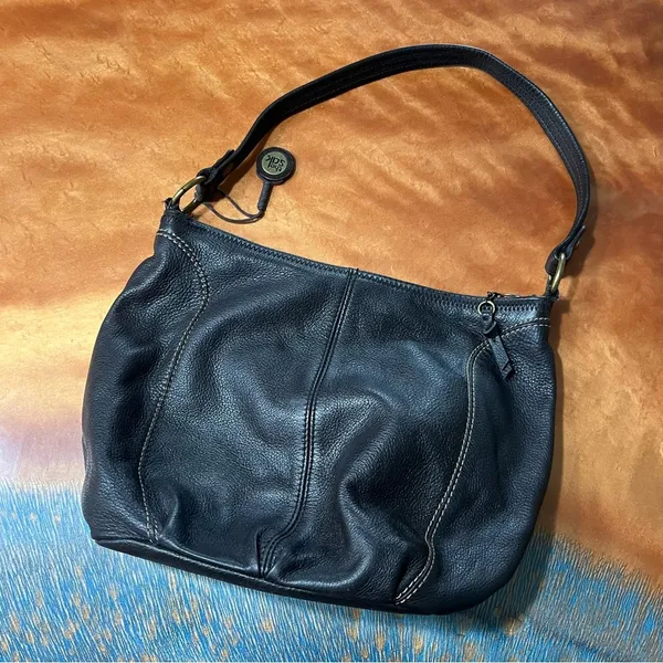 The Sak dark brown Leather Shoulder Bag - Image 4