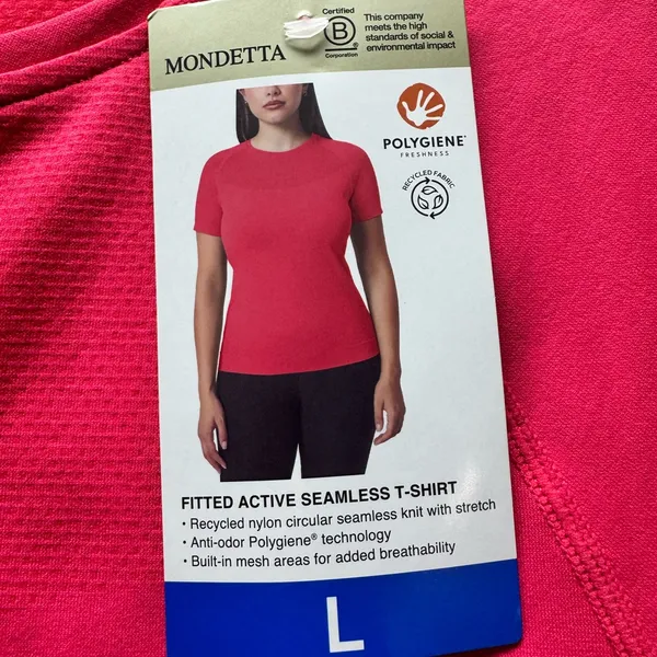 Mondetta fitted knith streach active seamless T-shirt - Image 5