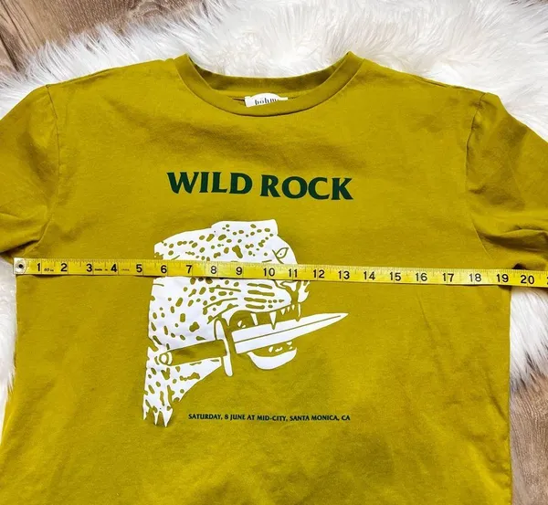 Bohme Wild Rock Graphic Tee Shirt. Size XSmall. EUC - Image 10