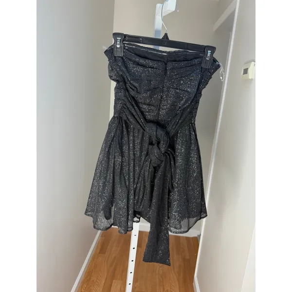 NEW Babyboo KATRINA MINI DRESS - BLACK SPARKLE Size Small - Image 5