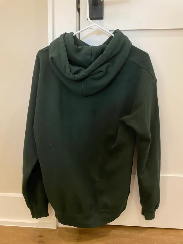 Dark Green Blond Hoodie Size M - Image 2