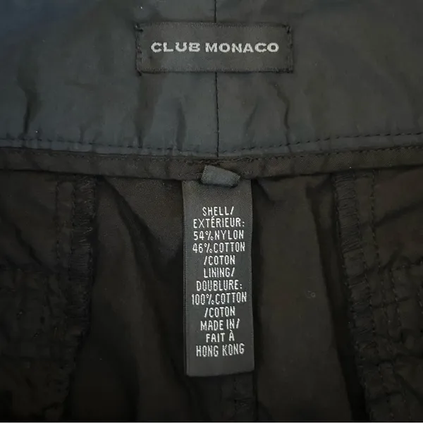 Club‎ Monaco Textured Black Pants Size 4 - Image 7