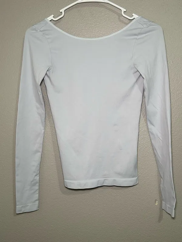 Free People Low Open Back Long Sleeve Layering Shirt Women’s Size XS - Small - Image 3