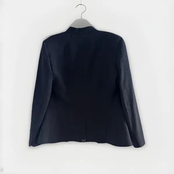 J CREW Going Out Blazer In Stretch Twill Black Size 4 - Image 7