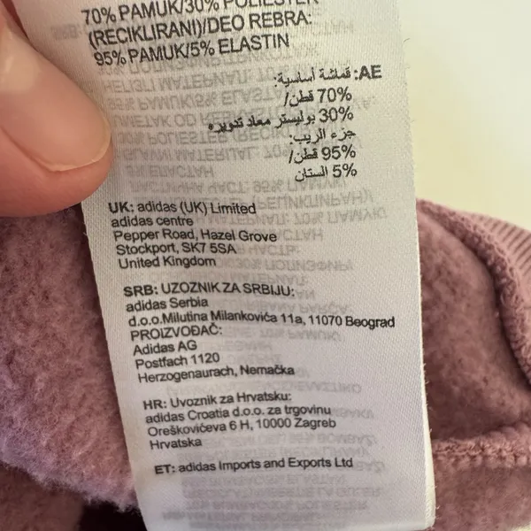 Adidas Women's Purple Mauve Sweatshirt size XL - Image 16