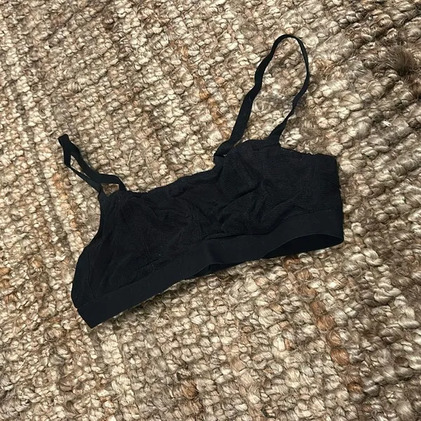 Lively Black Mesh‎ Bralette Size Medium Size L - Image 2