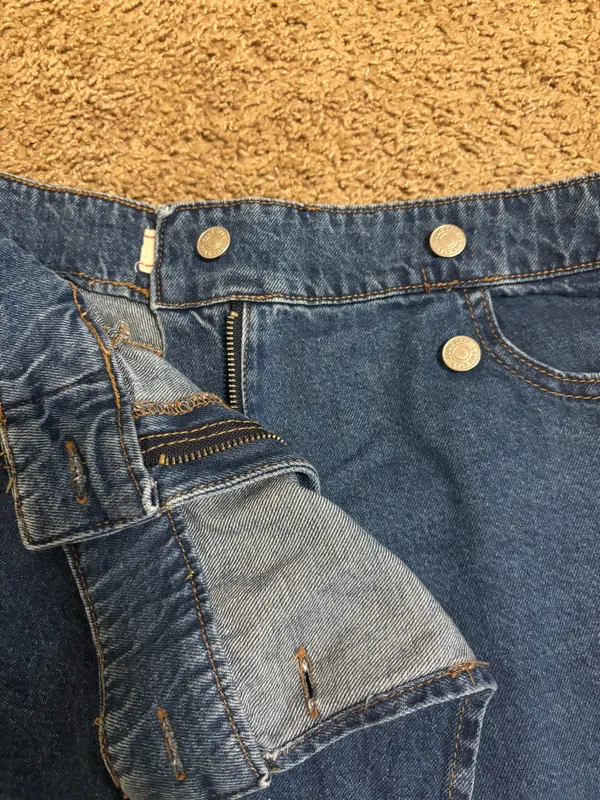 Lone Star Jean Skort Blue Size M - Image 3