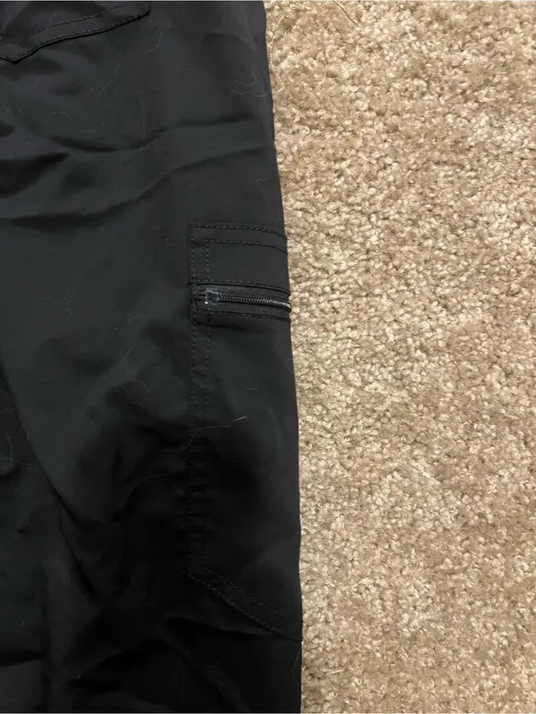 Scrubstar black cargo drawstring scrub pant‎ large - Image 8
