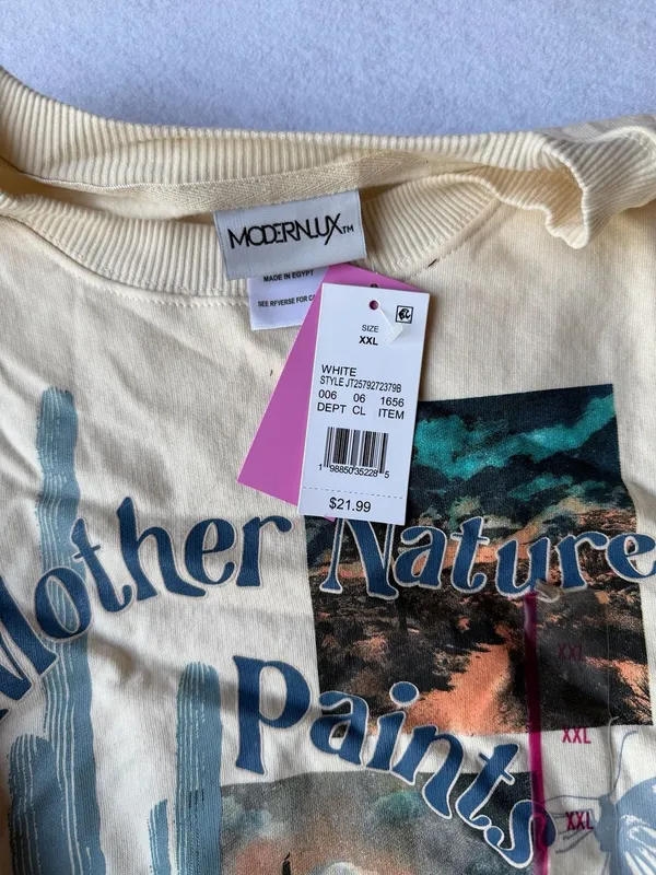 Modern Lux Mother Nature Paints the Desert Graphic Sweatshirt - Image 2
