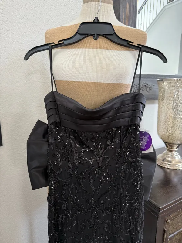 Windsor Renee Sequin Bow Mermaid Formal Dress S NWT - Image 5