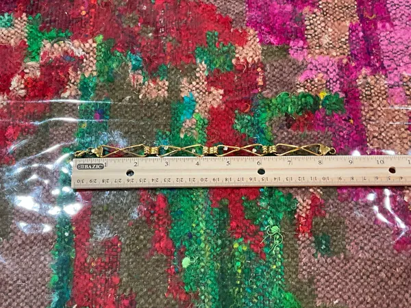 Gold Tone Geometric Bracelet - Image 6