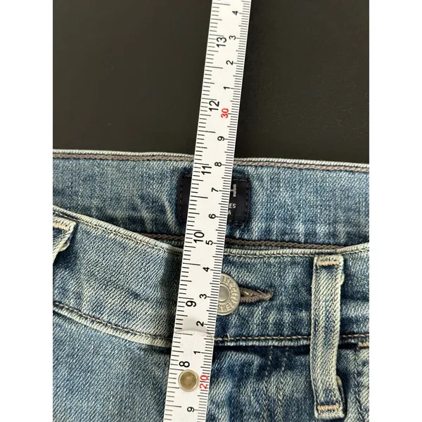 Citizens of Humanity Womens Drew Fray High‎ Rise Crop Flare Denim jeans Size 26 - Image 10